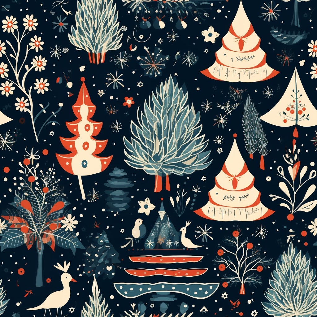 Enchanted Winter Forest Gift Wrap