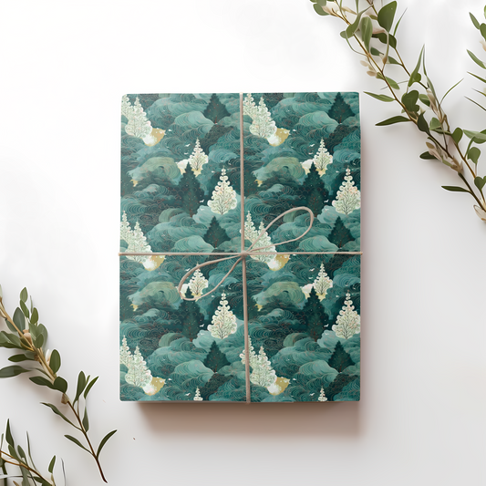 Enchanting Forest Gift Wrap