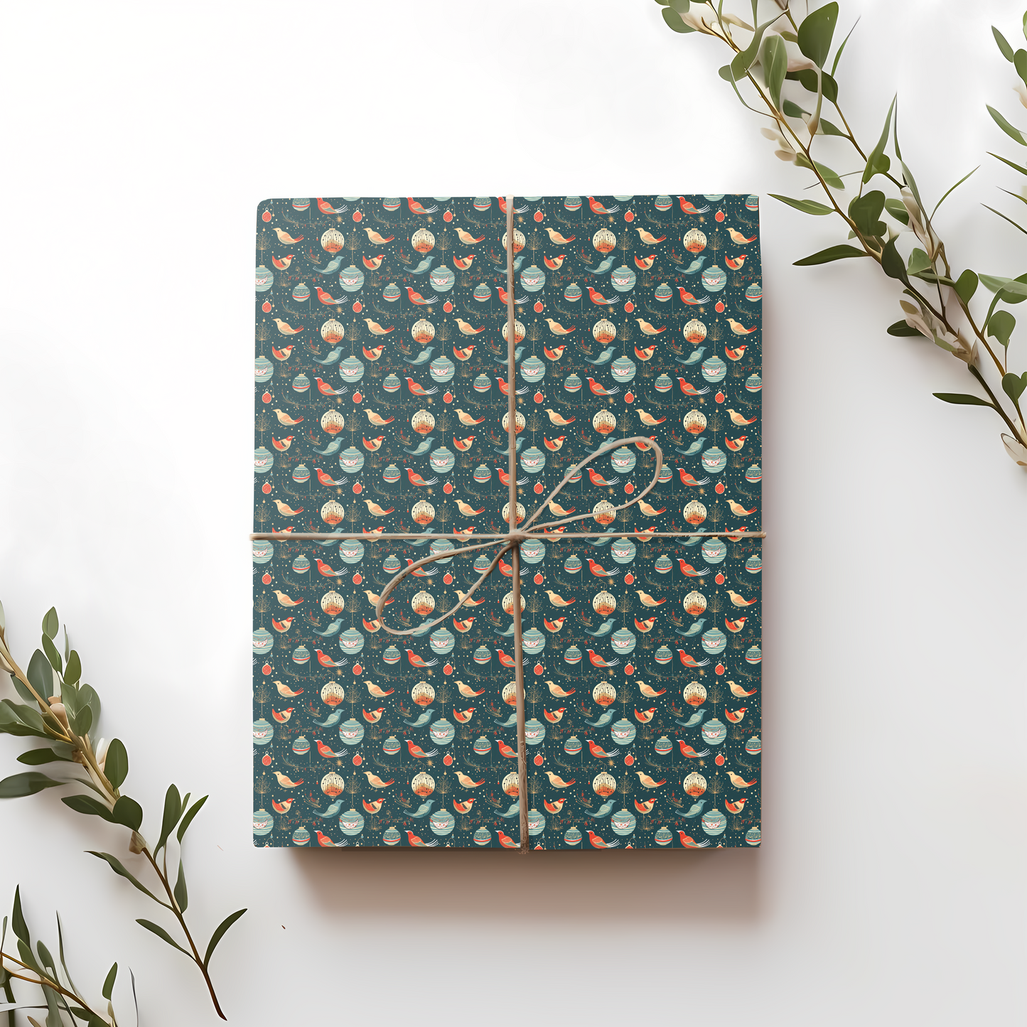 Festive Birdsong Gift Wrap