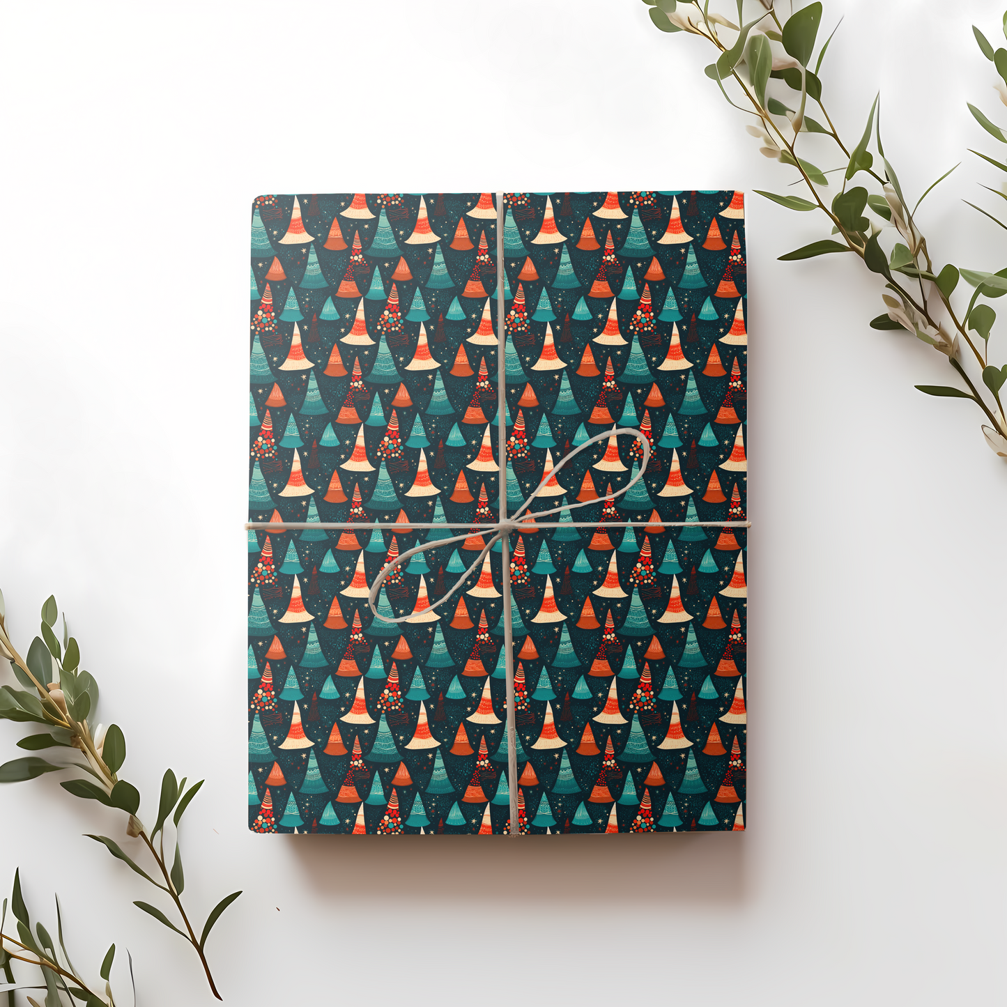 Festive Hat Medley Gift Wrap